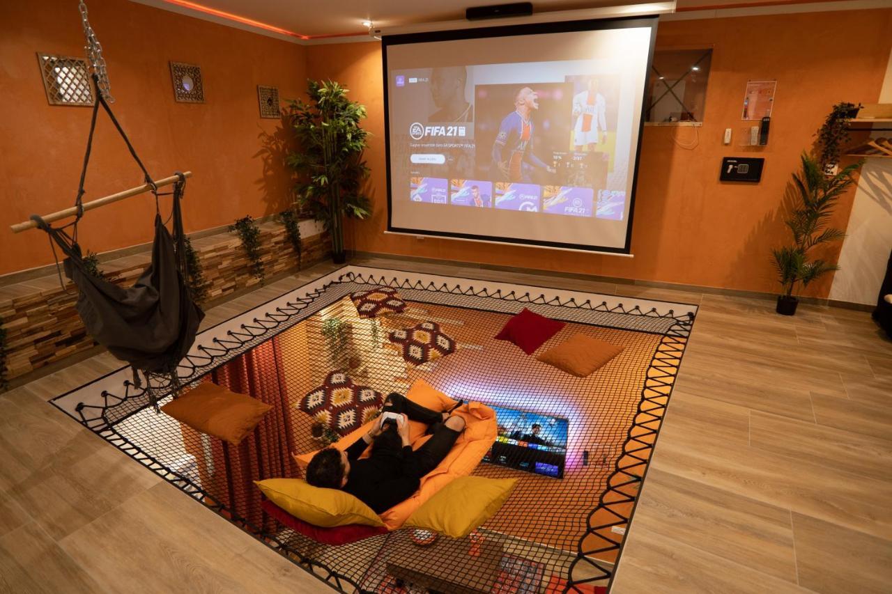 Capsule Marrakech I Chicha I Sauna I Balneo I Console Ps5 I Cinema Trith-Saint-Leger Eksteriør bilde
